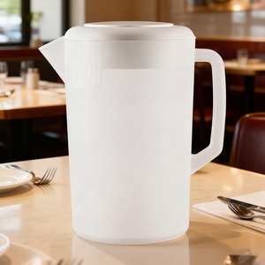 Nhà máy nước bình nước trái cây nồi bia sữa trà uống nhựa Jug với nắp BPA Free PP chịu nhiệt thương mại khách sạn nhà hàng - Product Image 4