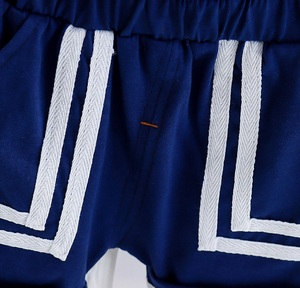 Meilleures ventes mondiales : Ensembles d'été décontractés pour bébés filles, style marin, mode moderne, vêtements pour enfants, ensembles à manches courtes - Product Image 3