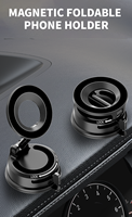 Support de téléphone magnétique rotatif à 360 degrés populaire avec ventouse N52 en plastique durable pour voiture iPhone 13 Pro Max
