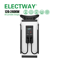 Station de recharge rapide pour véhicules électriques Electway New 120-240KW DC avec POS