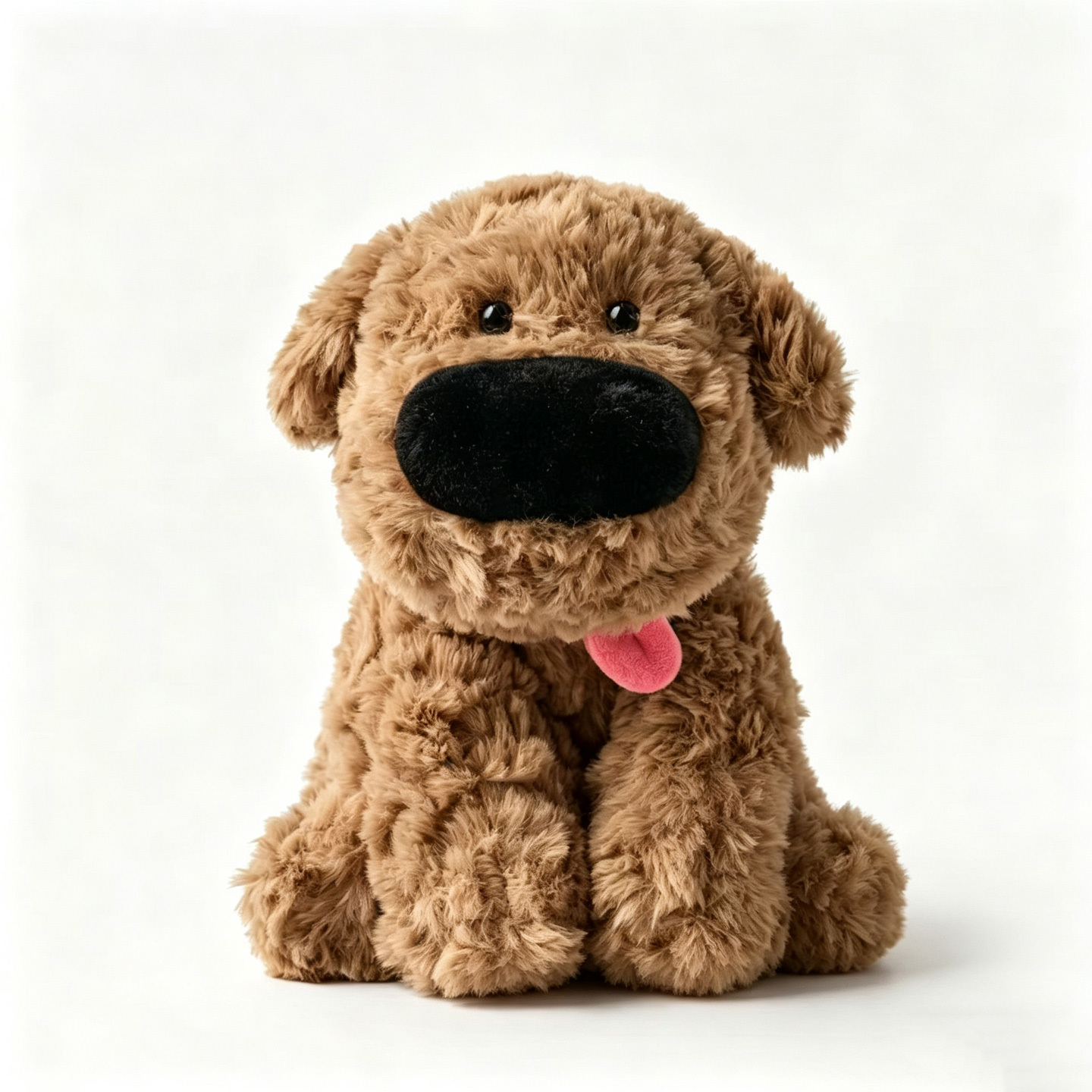 Khaki-colored small lapdog