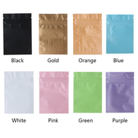 Échantillon Gratuit Sacs d'Emballage Personnalisés en Plastique Stratifié Aluminium Anti-Odeur, Petits Sachets de Thé à Fermeture Éclair