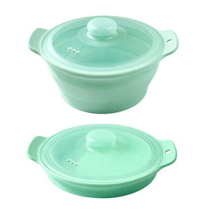 Olla de Cocina Plegable de Silicona Reutilizable de Grado Alimenticio, Vaporera de Silicona Multicolor - Product Image 6