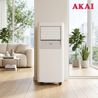 Climatiseur portable 7000 BTU à double tuyau, faible bruit, déshumidificateur, télécommande, économe en énergie pour bureau, appartement, climatiseur portable A15