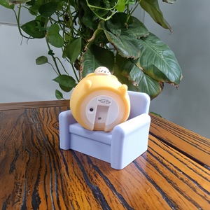 Lampe de chevet en silicone pour bébé, jouet personnalisé en forme d'ours mignon d'anime, lumière chaude pour enfants, lampe de nuit en silicone LED kawaii pour bébé - Product Image 4
