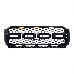 Grille de pare-chocs avant Ford F150 en plastique noir avec éclairage LED intégré, modèles 2021, 2022, 2023, D0100HPLIHG - Product Image 1