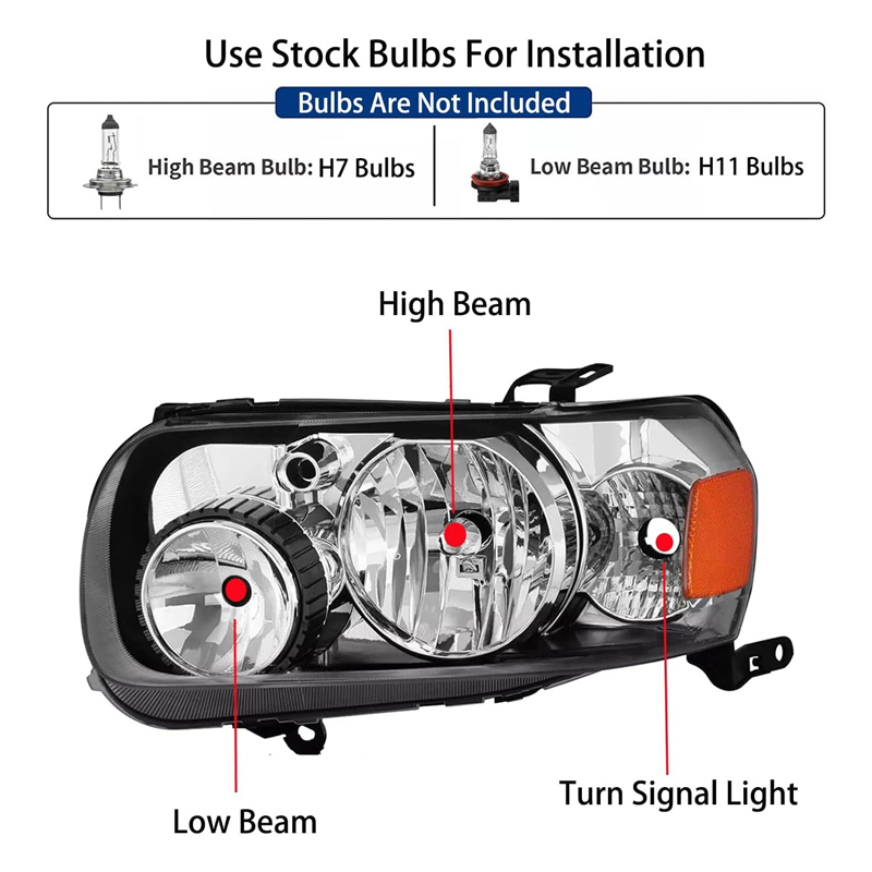 ford escape 2005 headlight
