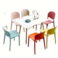 Chaise d'événement empilable moderne en plastique, pour extérieur, salle à manger, banquet, monobloc, hôtel, fête, et pour enfants