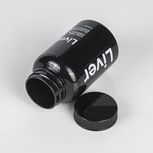 Cápsulas de <span class=keywords><strong>suplemento</strong></span> de píldora esmerilada azul transparente de boca ancha, botella de plástico de vitamina vacía con tapón de rosca, cápsulas, tabletas, botella de PET - Product Image 6