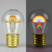 Lampe de nuit LED portable Boyid à capteur de contrôle USB Type-C, lumière blanc chaud, culot E27, corps en verre, ampoule rechargeable pour les fêtes