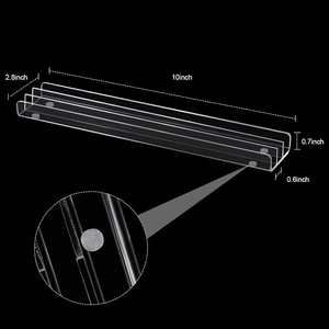 ชั้นวางบอร์ดเกมโดมิโนอะคริลิคทรงสี่เหลี่ยมผืนผ้าแบบใส - Product Image 5
