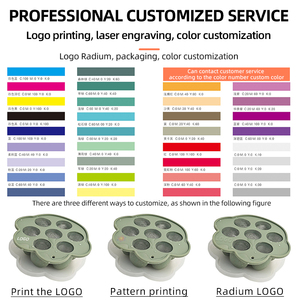 Wholesale BPA Free Flexible Flower Ice Cube Tray Whiskey Maker Lid Silicone <b>Microwavable</b> Dishwasher Safe Food Container - Product Image 6