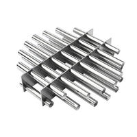 Séparateur magnétique à grille carrée 430x430mm à 11 tiges et 2 couches, aimant en néodyme avec services de soudage et de découpe