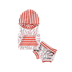 Ensemble de vêtements à capuche pour bébé garçon et fille, été, nouveau-né, unisexe, 2 pièces, TZ-121-ZXG - Product Image 1