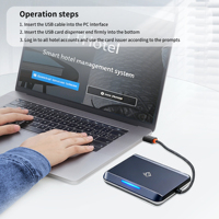Sensor Codificador de Tarjetas Bluelock para la Aplicación TTLOCK, para Puertas de Aluminio/Madera, Tarjetas NFC MIFARE/CPU, Sistema de Cerradura Inteligente, Lector/Escritor de Llaves
