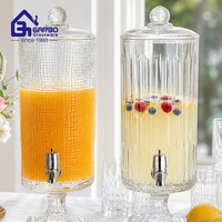 4,3L Nieuwe Glazen Wijn- en Bierdispenser Glazen Tank Water Brazilië Home Collection Sapdispensers Deksel en Kraan Op Maat