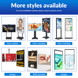 1000~2500 Nits Hochhelle 50 55 Zoll Digital Signage Fenster-LCD-Videodisplay Werbebildschirm Digital Signage - Product Image 4