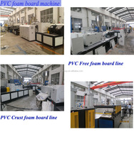 Machine de fabrication de panneaux en mousse PVC, ligne de production d'extrusion à double vis à haute automatisation pour plaques PVC/PE/WPC/PP