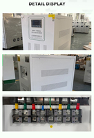 Regulador Automático de Voltaje Trifásico CA Guangchuang SBW-100kVA, Pantalla Digital SVC, 98% de Eficiencia, Material de Cobre