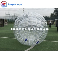 Boule de Zorb gonflable en PVC naturelle, ballon à bulles, de football, 1 à 3 m