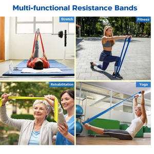 Accessoires de Fitness bande de résistance plate sans Latex bandes de Yoga extensible - Product Image 6