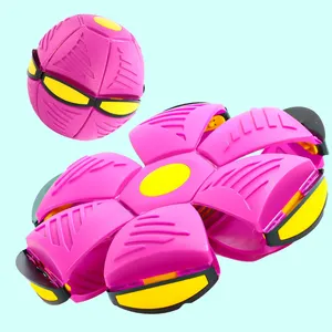 LONGXI Flying Saucer Ball Toy para Crianças magia bolas ao ar livre para crianças brinquedo Sports Time Delay dobrável disco voador brinquedo
