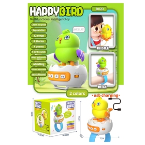 Juguete de Simulación de Pollito Multifuncional con Voz Inteligente, IA, Conversación por Voz, Aprendizaje del Habla, Pájaro Gugu Inteligente para Niños - Product Image 1