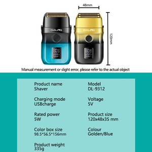 <span class=keywords><strong>Afeitadora</strong></span> profesional <span class=keywords><strong>DALING</strong></span> para hombres con recortadora de patillas Pantalla ultragrande Carga USB Motor de alta potencia - Product Image 6