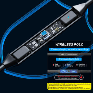 Base de Carga Inalámbrica para Auto con Logotipo Personalizado, RGB, 15 <span class=keywords><strong>W</strong></span>, para <span class=keywords><strong>Cargador</strong></span> Magnético Inalámbrico para iPhone 17, 16, 15, 14 Pro Max, Producto Popular - Product Image 6