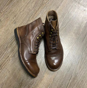 <span class=keywords><strong>Stivaletti</strong></span> Autunno Inverno in Vera Pelle per Uomo, Scarpe Vintage Classiche, Stivali Casual <span class=keywords><strong>da</strong></span> <span class=keywords><strong>Moto</strong></span>, per Uso Quotidiano, Economici e di Qualità - Product Image 3