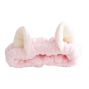 أزياء جديدة سبا أغطية الرأس للوجه للنساء الفتيات ماكياج الشعر أفخم لطيف غسل الوجه القط الأذن هيرباند - Product Image 6