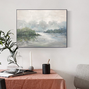 Pintura <span class=keywords><strong>al</strong></span> óleo de paisaje impresivo, pintura de pared sobre lienzo de alta calidad, venta <span class=keywords><strong>al</strong></span> por mayor de fábrica - Product Image 4