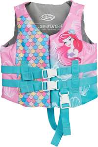 Giubbotto di salvataggio SwimWays Princess Swim Trainer approvato dalla Guardia Costiera USA, giubbotto galleggiante per bambini, galleggianti e giubbotti di salvataggio per bambini - Product Image 2
