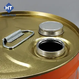 Ember logam ember 15 liter dengan tutup tertutup cerat untuk penggunaan Kimia