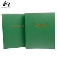 Porte-menu en cuir PU style cadre photo A4/A5 pour restaurant, logo personnalisé, estampage à chaud doré, tailles personnalisées, impression personnalisée
