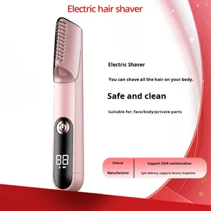 Nueva Afeitadora Eléctrica Impermeable con Alimentación USB, de Plástico ABS, para Hombres y Mujeres, para Cara/<span class=keywords><strong>Cuerpo</strong></span>/Zona Íntima/axilas/Piernas - Product Image 2