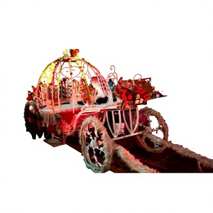 Buggy de Cendrillon moderne pour l'entrée de la mariée, décoration de carrosse de mariage, carrosses d'événements de mariage en acier personnalisés - Product Image 1