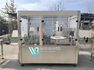 Automatic Bottling Equipment Tramper Proof Aluminum Bottles Energy Shots Filling Capping Machines