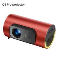 Mini projecteur 5G WIFI Q8Pro, décodage vidéo 1080P 4K, projecteur de cinéma maison de type C, projecteur portable 4K, projecteur
