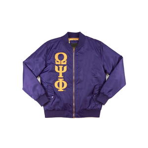 Blouson Bomber en Toile Brodé Personnalisable pour Sororité, Unisexe, Épaisseur Fine, Imperméable et Respirant - Product Image 1