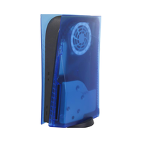 Édition de disque pour accessoire de console PS5 Plaques frontales de protection transparentes et mates anti-rayures Plaques frontales anti-poussière