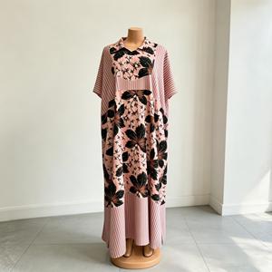 Abiti Estivi con <span class=keywords><strong>Stampa</strong></span> Africana, Vestiti Larghi con Maniche a Pipistrello, Taglia Unica, Gonne Dashiki Africane, Abito Etnico Floreale Elegante e Casual - Product Image 5