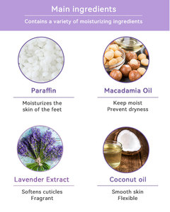 <span class=keywords><strong>Masque</strong></span> pour le <span class=keywords><strong>pied</strong></span> à la paraffine, 100% ingrédients naturels, hydrate avec de l'eau, bon marché - Product Image 6