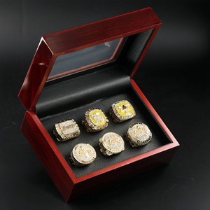 Anillo Clásico Conmemorativo y Nostálgico Popular en Europa y América, Juego de <span class=keywords><strong>6</strong></span> Anillos de los Lakers de Los Ángeles, Juego de Bryant - Product Image 6