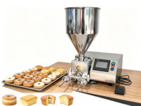 Nouvelle machine automatique de remplissage de pâtisserie ZD200-C en stock usine, injecteur de pâte haute précision pour la décoration de boulangerie, pain et cheesecake