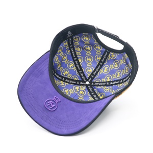 Casquette de baseball unisexe personnalisée à 5 panneaux avec logo brodé 3D en sergé, boucle en cuivre doré de haute qualité, toutes saisons - Product Image 6
