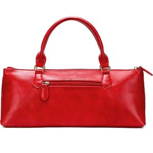 الأحمر بو حامل زجاجات النبيذ زجاجة واحدة حقيبة معزولة حراريًا النبيذ محفظة فو الجلود حقيبة للحفاظ على البرودة مخلب كبير النبيذ الناقل - Product Image 4