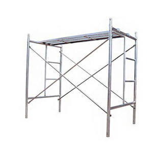 Échafaudage en H 1219 Mason Walkthrough thermolaqué pour la construction, moules en silicone, support de plateforme A/H Frame CN TIA 42mm JET - Product Image 1