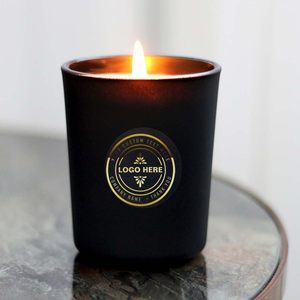 Étiquettes circulaires transparentes en PVC personnalisées, logo d'entreprise personnalisé, autocollants métalliques dorés pour fête de mariage, baptême et bougie pour faveurs - Product Image 5