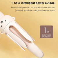 Rizador de Pelo Automático Portátil con Diseño de Oso Adorable, Apagado Inteligente, Anti-Quemaduras, Proveedor de Dropshipping